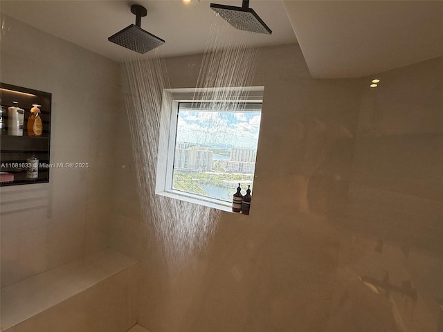 room details with walk in shower