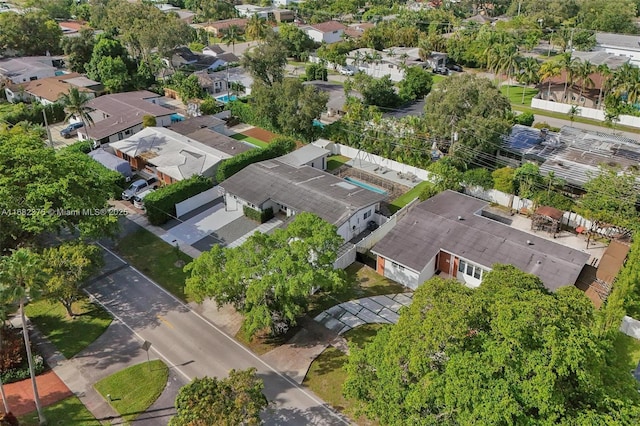 birds eye view of property featuring a residential view