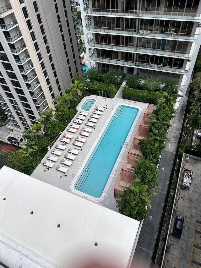 view of pool