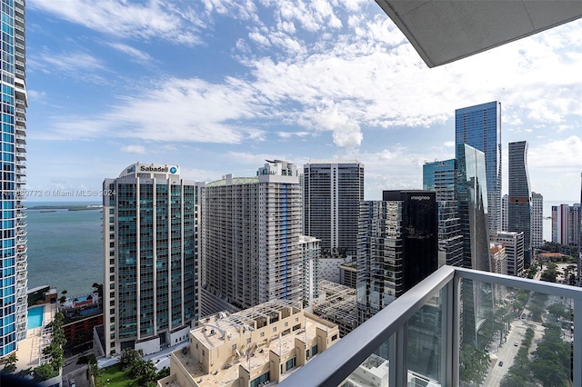 city view with a water view