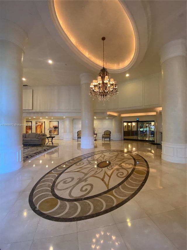 view of building lobby