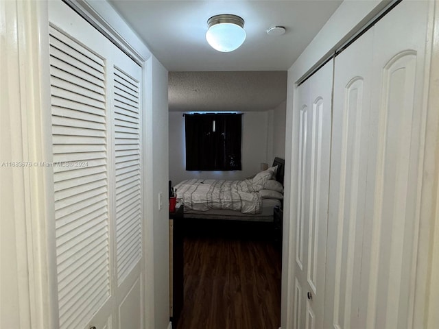 bedroom featuring a closet and hardwood / wood-style floors