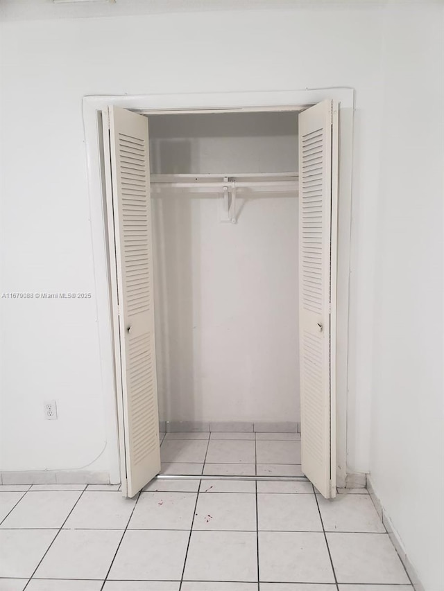 view of closet
