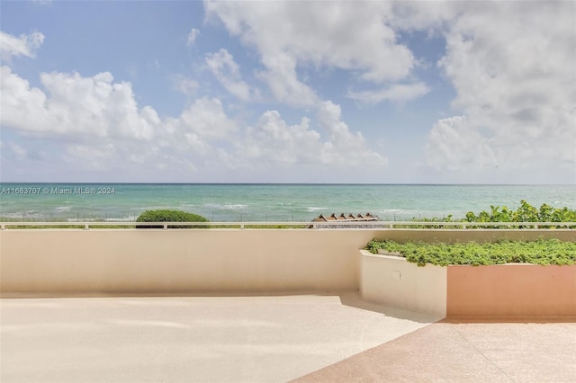 water view featuring a view of the beach