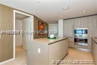 kitchen with stainless steel double oven