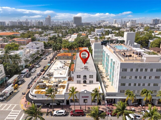 1512 Washington Ave Unit 305, Miami Beach, FL 33139 - bird's eye view of city skyline