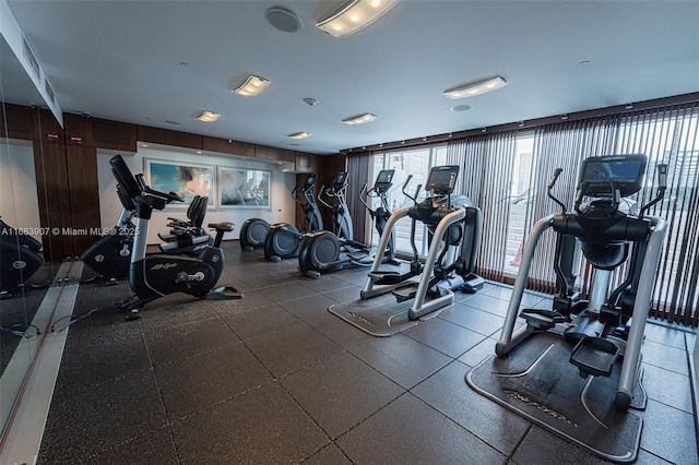 view of exercise room