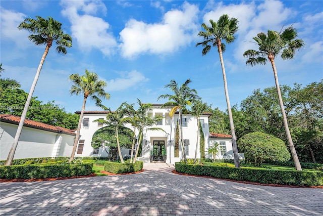 view of mediterranean / spanish house