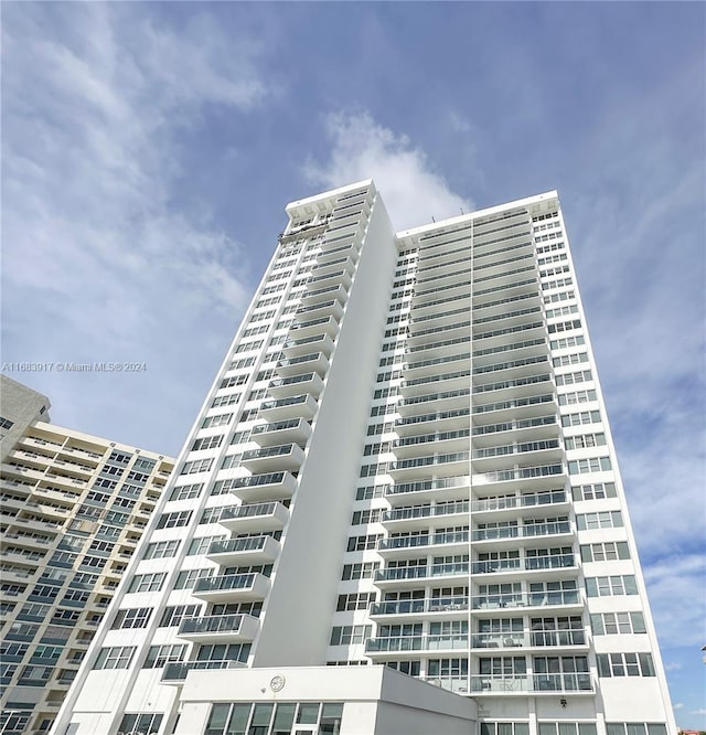 view of building exterior featuring central air condition unit