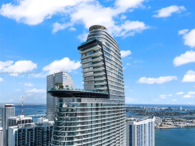 view of property featuring a water view