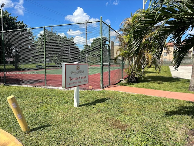 surrounding community featuring a yard