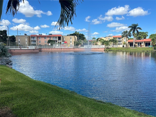 property view of water