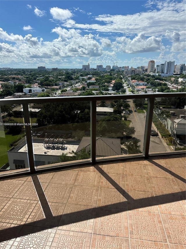 2301 SW 27th Ave Unit 1202, Miami, FL 33145 - balcony featuring a skyline view