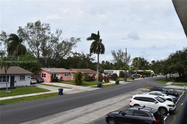 view of road