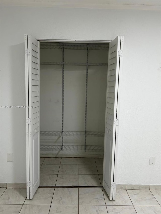 view of closet