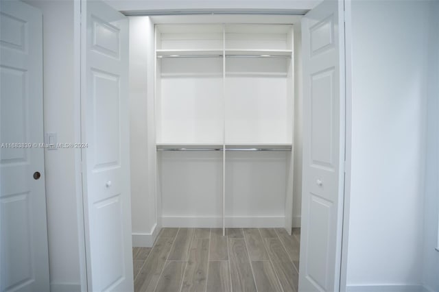 view of closet