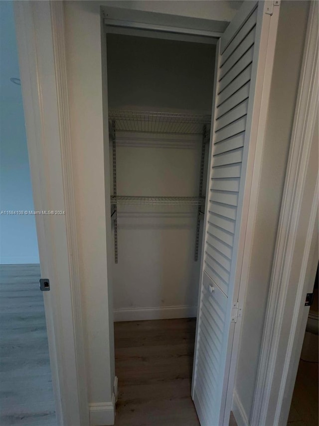 view of closet