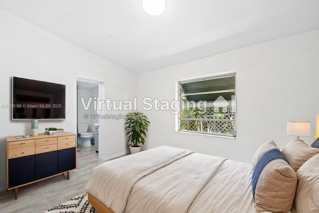 unfurnished bedroom with a closet and vaulted ceiling