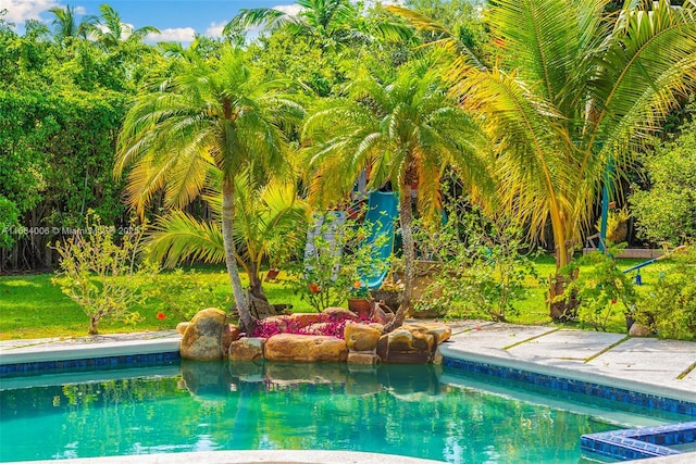 view of pool