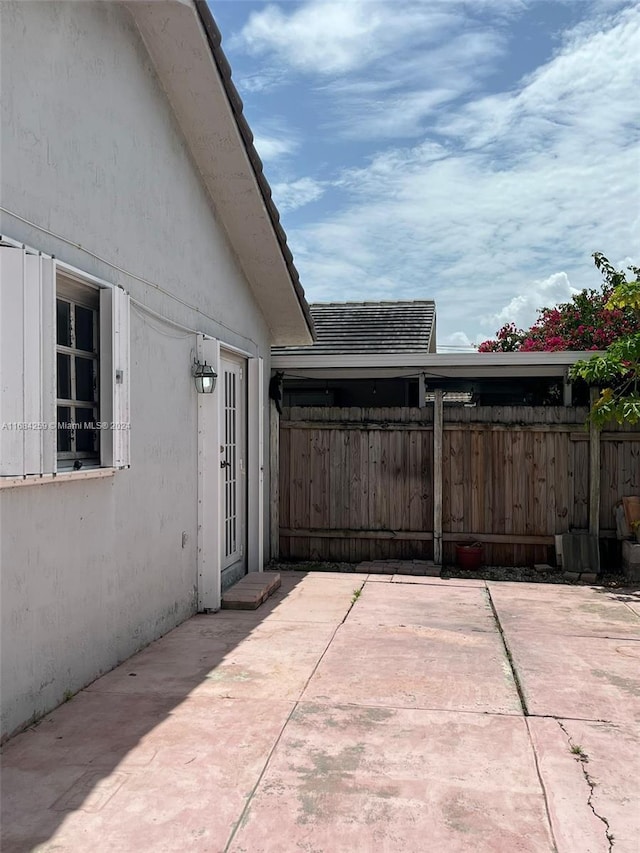 view of patio