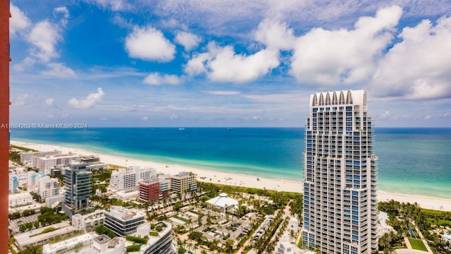 water view with a beach view