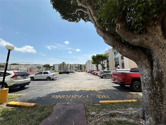 view of vehicle parking