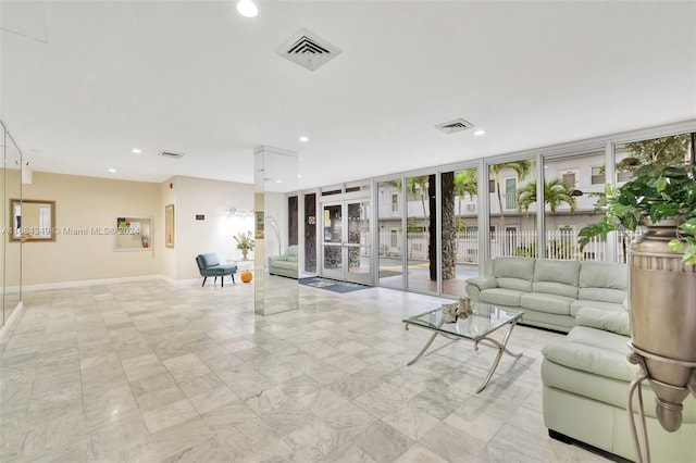 3161 S Ocean Dr Unit 203, Hallandale Beach, FL 33009 - lobby featuring recessed lighting