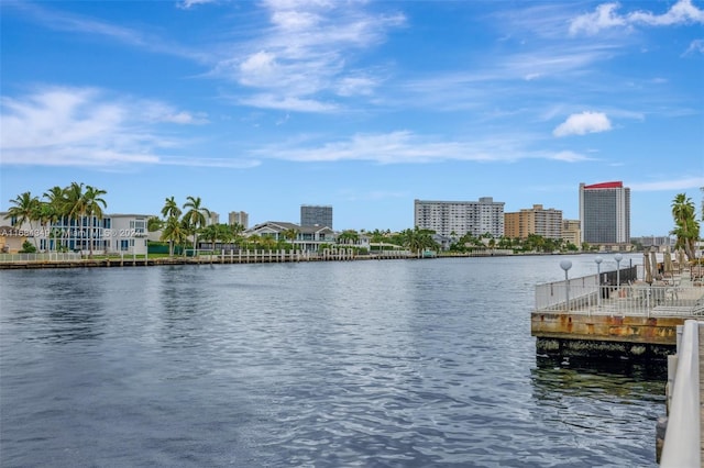 property view of water