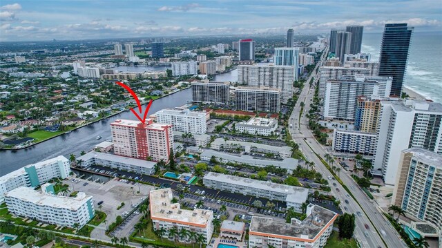 3161 S Ocean Dr Unit 203, Hallandale Beach, FL 33009 - view of urban area featuring a nearby body of water