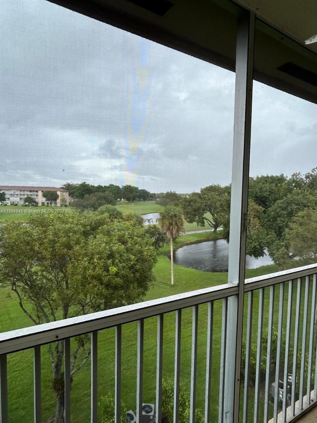 view of water feature