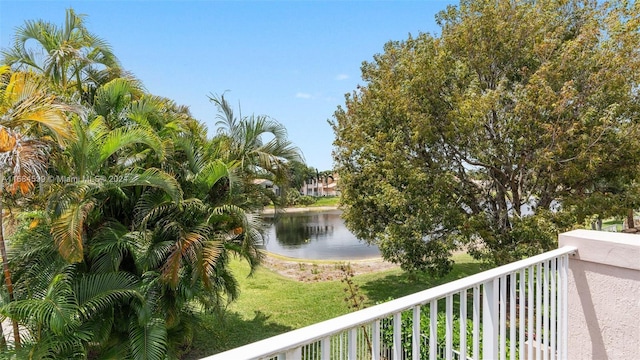 view of water feature