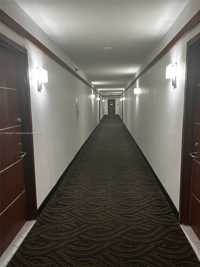 corridor featuring carpet