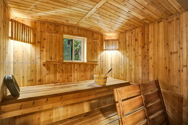 view of sauna / steam room