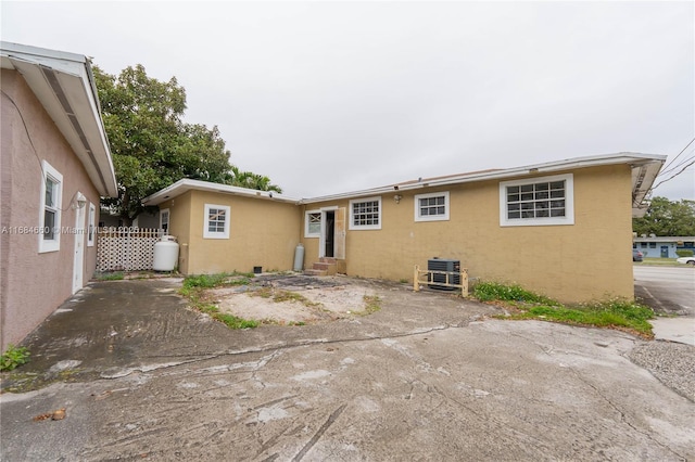 view of rear view of property