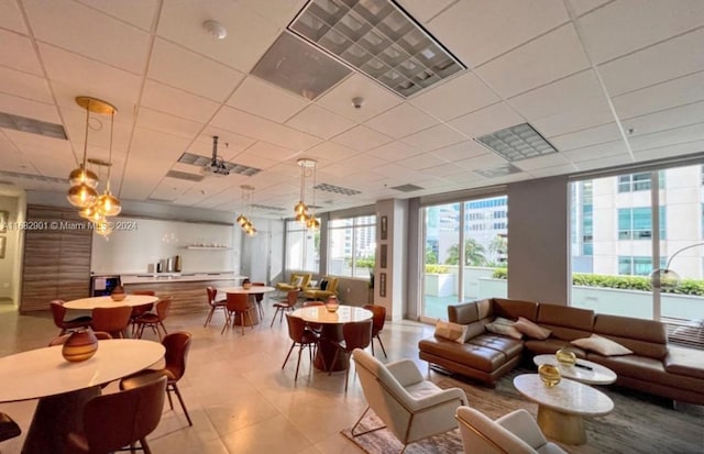1200 Brickell Bay Dr Unit Ph4204, Miami, FL 33131 - building lobby with a drop ceiling
