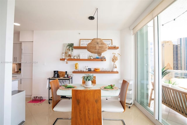 16400 Collins Ave Unit 1444, Sunny Isles Beach, FL 33160 - dining space with light tile patterned floors