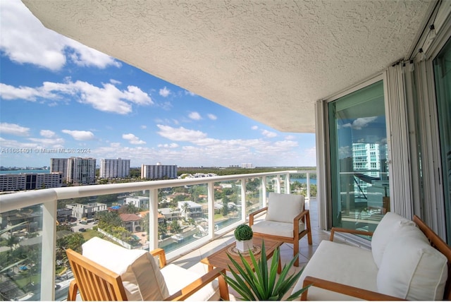 16400 Collins Ave Unit 1444, Sunny Isles Beach, FL 33160 - balcony featuring a city view and a water view