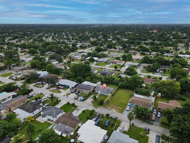 drone / aerial view featuring a residential view