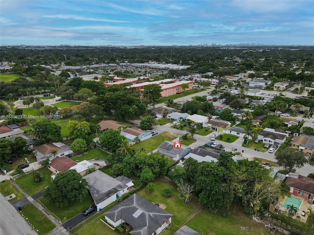 drone / aerial view featuring a residential view