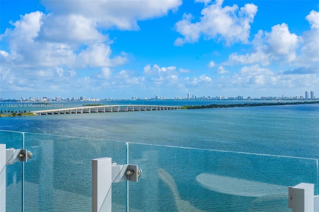 view of water feature