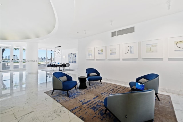 common area with visible vents