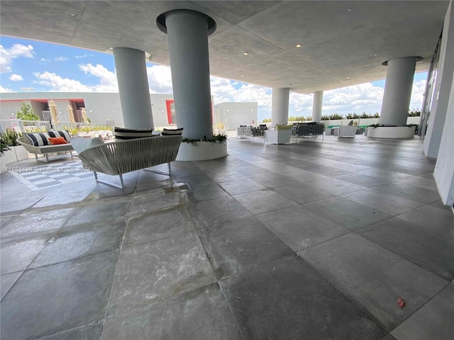 view of patio / terrace featuring an outdoor living space