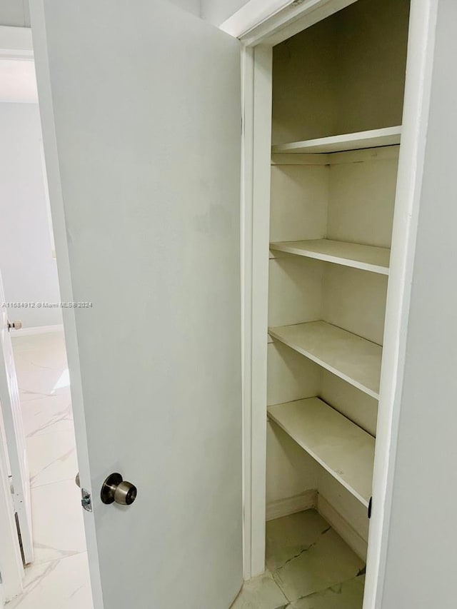 view of closet