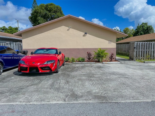 view of side of property