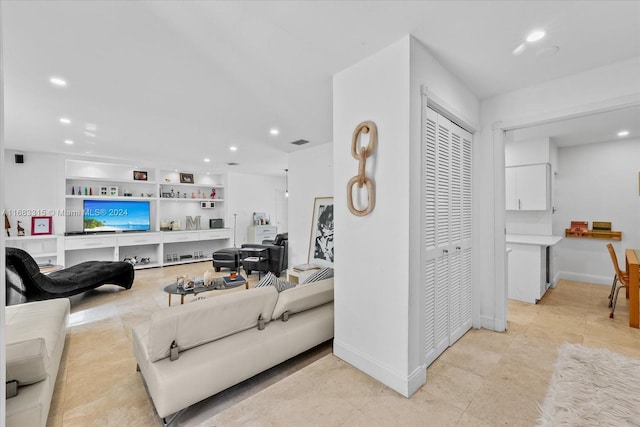 view of living room