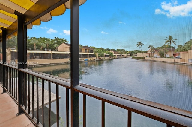15442 Kippford Ct, Miami Lakes, FL 33014 - view of water feature with a residential view
