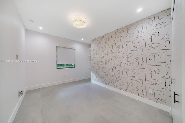 6695 SW 112th St, Pinecrest, FL 33156 - spare room featuring recessed lighting and baseboards