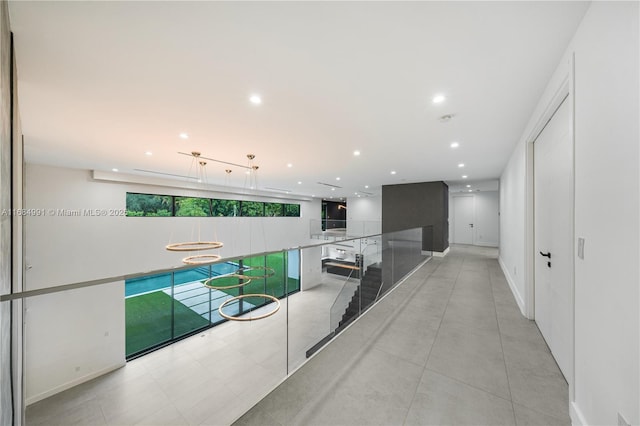 6695 SW 112th St, Pinecrest, FL 33156 - hall with recessed lighting and baseboards