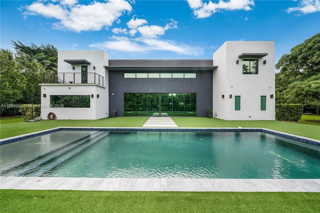 6695 SW 112th St, Pinecrest, FL 33156 - outdoor pool with a yard