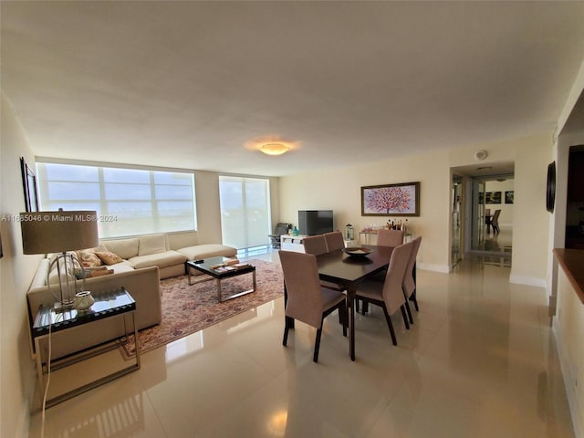 view of dining room